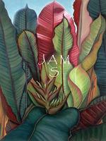 Heliconia No. 1 Painting, (Bird of Paradise) from Fairchild Garden Greenhouse, Miami, Florida, by American Nature Painter, Judith A. Maddox Saylor.