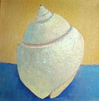 Sea Shell Series No. 1, a painting by American Nature Painter, Judith A. Maddox Saylor at JAMS Artworks.