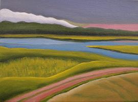 View From the Porch at Burcham Farm by JAM Saylor