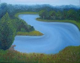 Swimming Hole at Burcham Farm, No.2, JAM Saylor