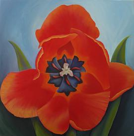 Red Tulip, No. 4, JAM Saylor