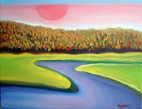 SwimmingHole,Sunset_BurchamFarmSeries_JAMSaylor